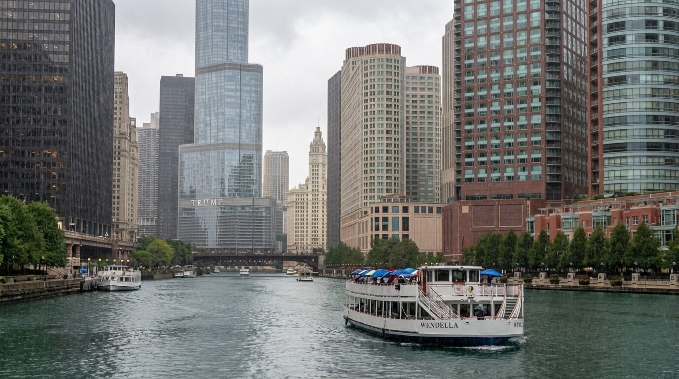 architecture tour chicago river